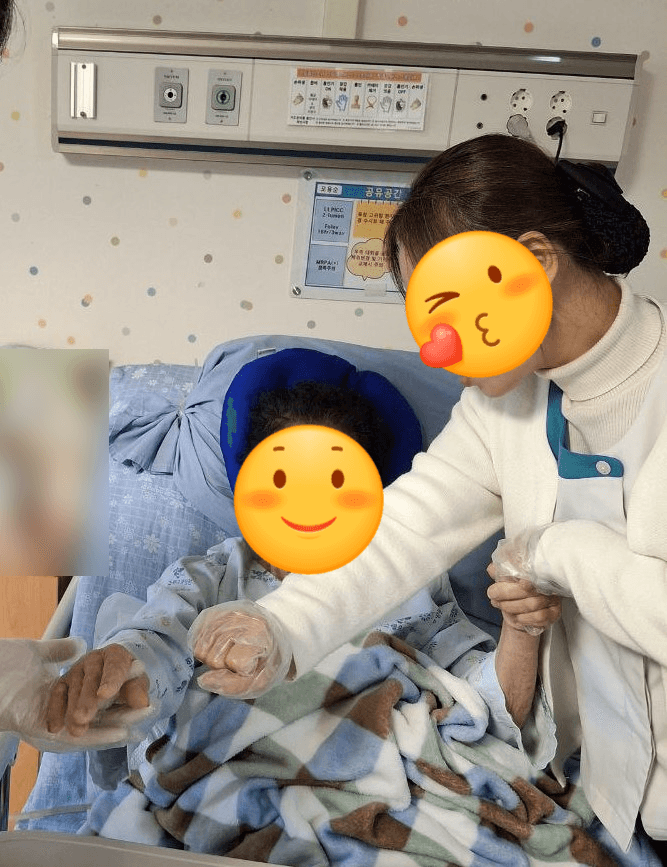 광주에스웰요양병원의 한국인 간병인