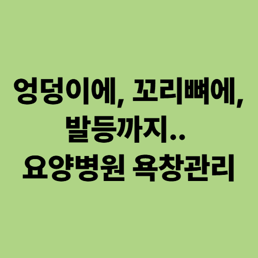 광주광역시 욕창 요양병원